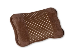 Bolsa De Agua Caliente Portátil Recargable Con Funda De Felpa Para Calentar Las Manos Y Aliviar El Dolor.