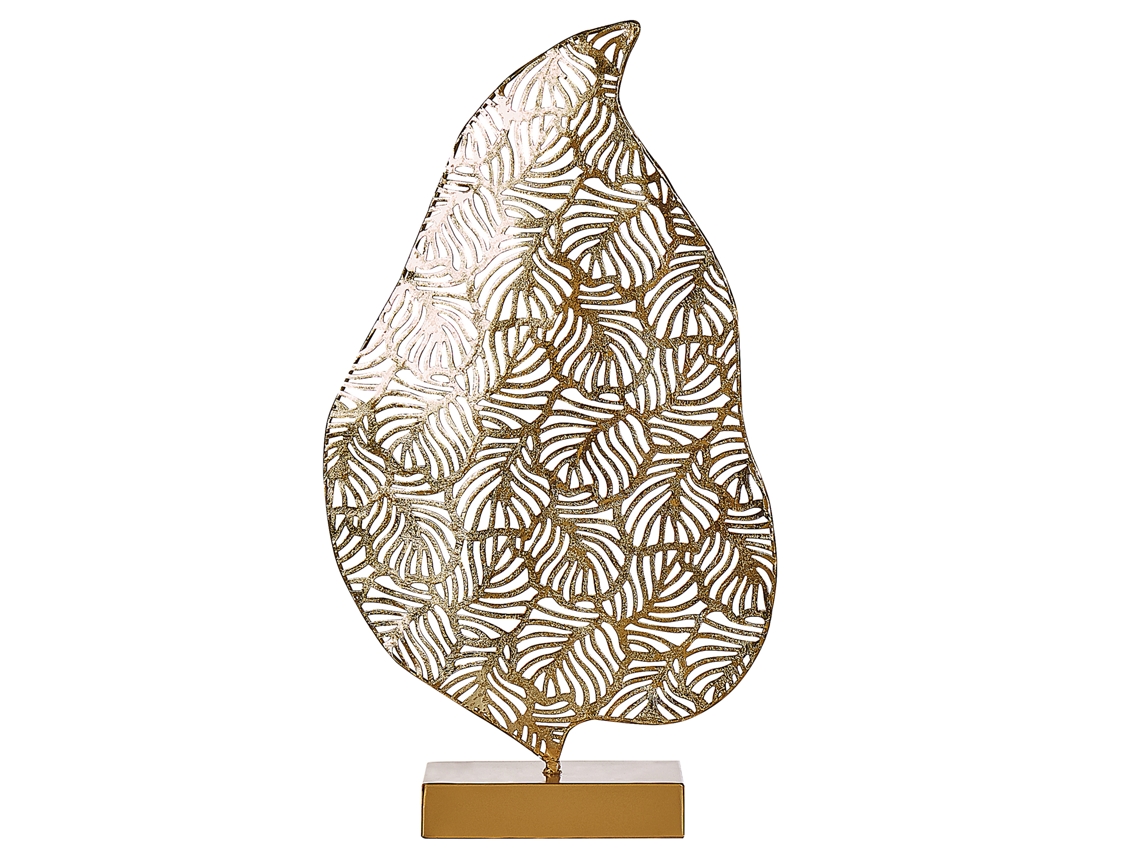Figura decorativa de metal dorado 47 cm LITHIUM