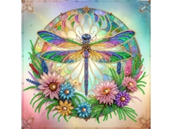 Pintura de diamante SIURN Ab26, manualidades, decoración del hogar (30 x 30 cm)