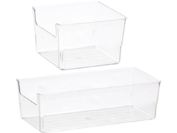 2 Cajas De Almacenamiento Acrílicas Para