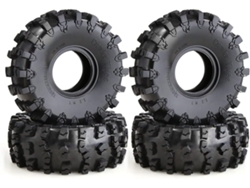 Juego De 4 Neumáticos Grandes De Goma De 150 Mm (2.2 Pulgadas) Para Coche Rc Crawler 1/10 Auto Wraith Scx10 Capra