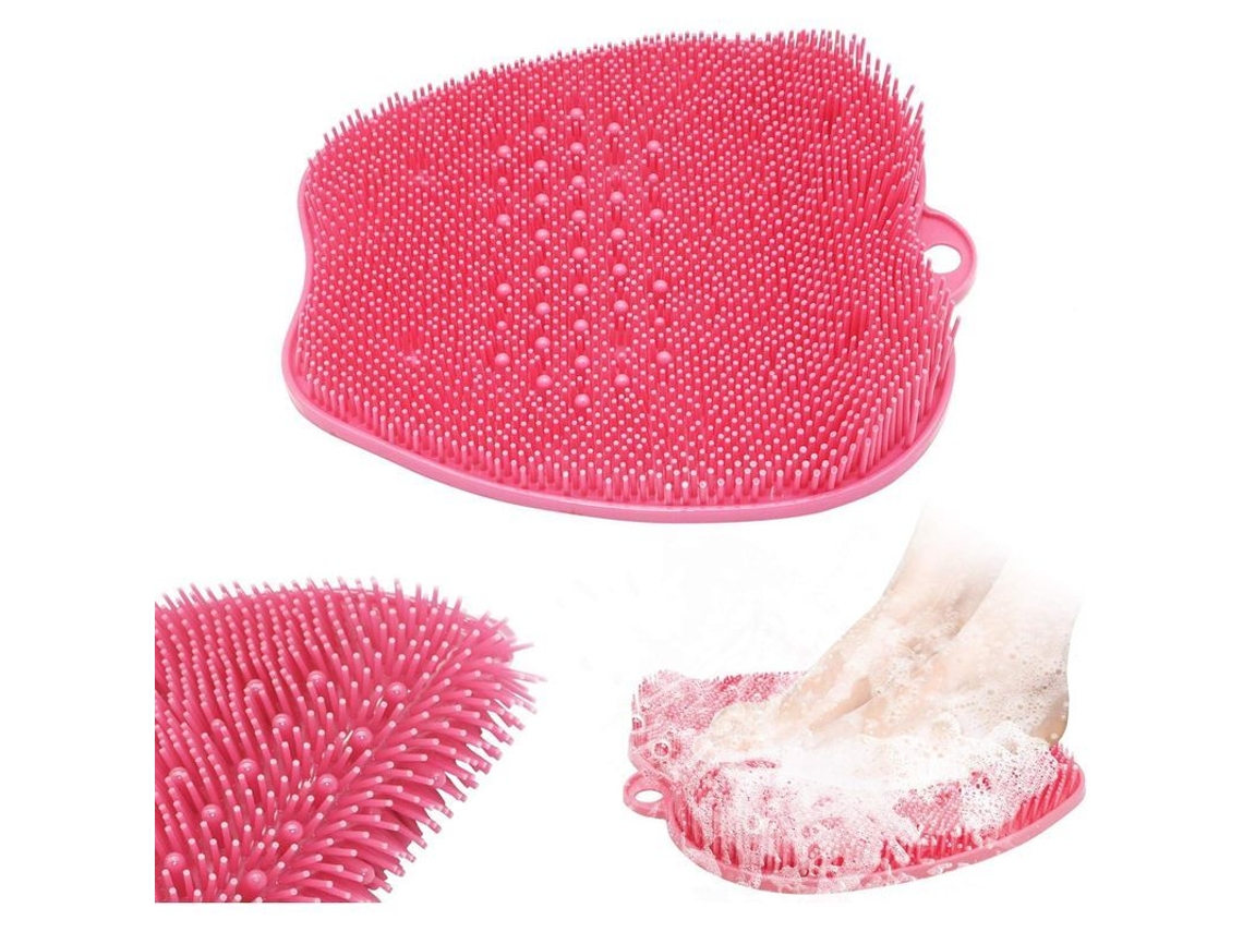 Masajeador De Pies Para La Ducha, Lavado De Pies, Cepillo De Limpieza Y Masaje Con Ventosas.