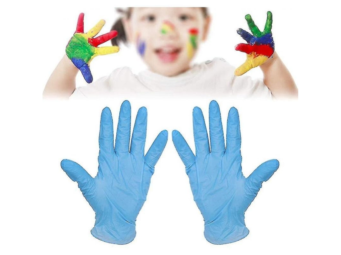Guantes De Nitrilo Desechables Para Niños (20pcs), Guantes Protectores Diy Yfd