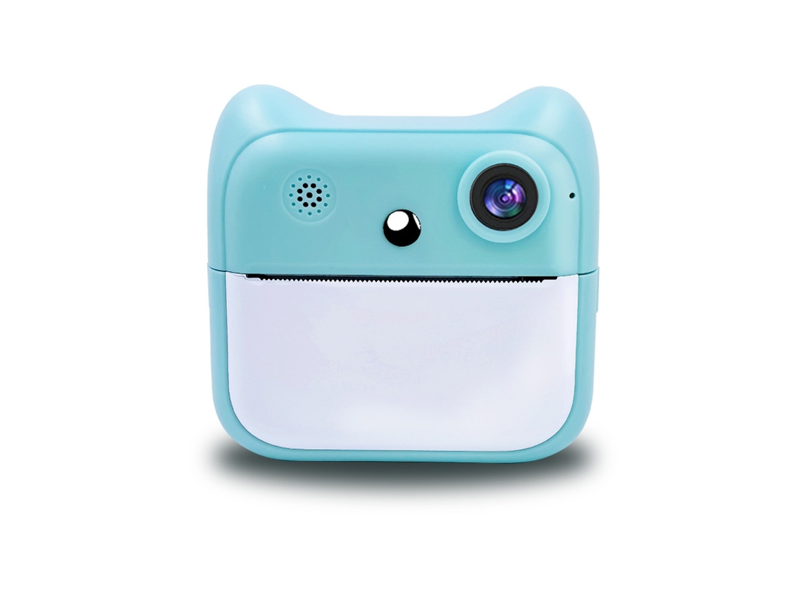 Cámara Fotográfica Compacta Para Niños Con Impresión Térmica-Azul CHRUI