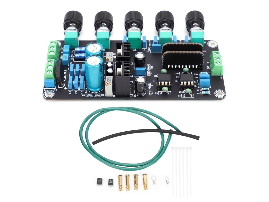 Veloriskku-placa De Pré-amplificador Estéreo Ad827 Atualizada Com Controle De Volume, Graves E Agudos 2604