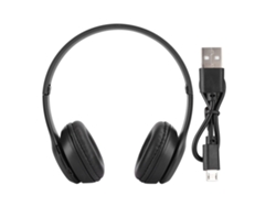 Auriculares inalámbricos Bluetooth portátiles Junli con reducción de ruido, plegables.