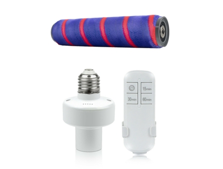 Control remoto E26/E27, tapa de bombilla, Switch-Ac220V inteligente con cabezal de cepillo de rodillo de suelo para Dyson V6 Dc58 V7 V8 V10 V11