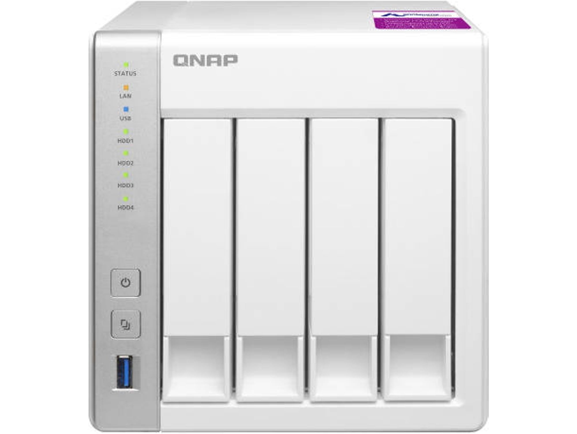 NAS QNAP SOHO TS-431P2-4G (4 BahÃ­as - 0 TB)