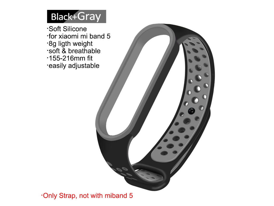 Correa de silicona con descuento aplicable para Xiaomi Mi Band 5 EOOCOO