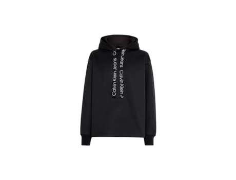 Camiseta de Mujer CALVIN KLEIN Oversize Poliéster Negro (L)