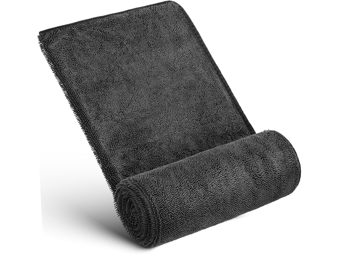 Toalla grande de microfibra para coche, lavable y suave, ideal para limpieza y detalles. Vayotoy