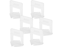500 Tiras Niveladoras 3mm Para Colocar Azulejos 1-4mm Transparentes
