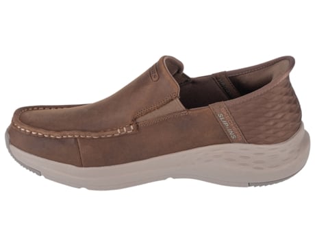 Zapatos de Hombre SKECHERS Piel Marrón (43)