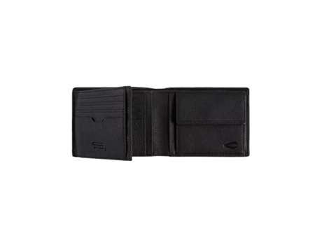 Camel Activo Billetera Horizontal Nota Negra Black Macao Negro