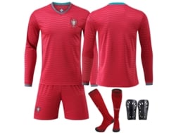 Camisola Seleção Portuguesa 2026 Mundial Vermelha Customizável(versão Não Oficial)1