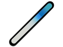 Lima de uñas grande de cristal arcoíris R-b4 - Azul-azul
