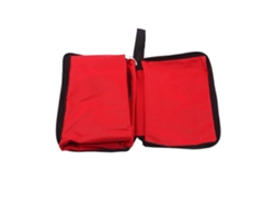 Carrito de compra plegable con ruedas, bolsa de compra reutilizable y plegable para viajes, color rojo. GOKOCO