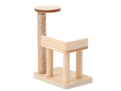 Juguete de madera en miniatura para escalar gatos, accesorio decorativo Mdug