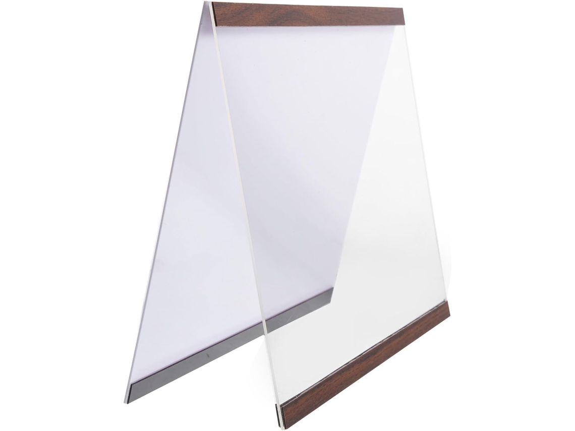 Elegante Marco Fotos Magnético Autoadhesivo Acrílico Madera Portafotos Pared Decoración Práctica Moderna
