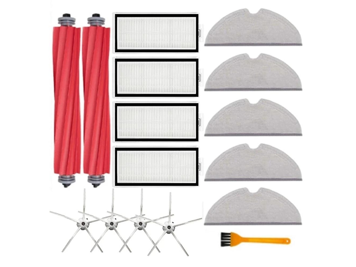 Kit de acessórios 16 peças para roborock q7 max peças peças de filtro hepa sobressalentes