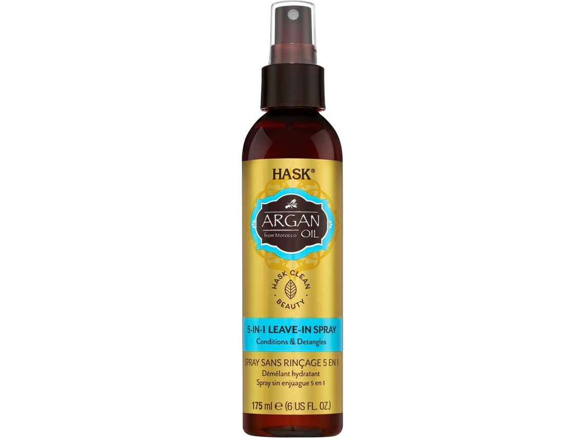 Spray Leave-In HASK Argan Oil 5 em 1 (175 ml)