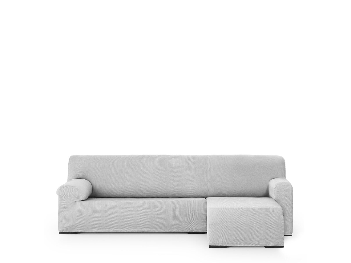 Funda para chaise longue de brazo corto derecho EYSA ULISES Gris Perla 110 x 110 x 310 cm
