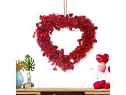 Guirnalda De Corazones Para La Puerta Principal De Boda, Guirnalda De San Valentín