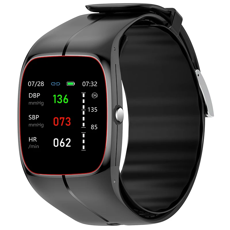 (negro) Nuevo Reloj Inteligente Unisex Con Precisión Para Medir La Presión Arterial