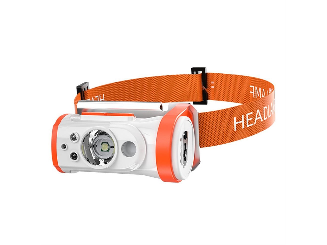 2026rebe-linterna Frontal Usb Con Inducción De Mano Sensor De Onda Led Para Camping Senderismo Pesca Al Aire Libre