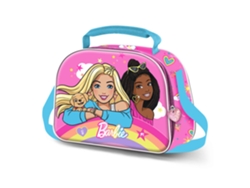 Fiambrera Barbie Rainbowy - 3D, color rosa