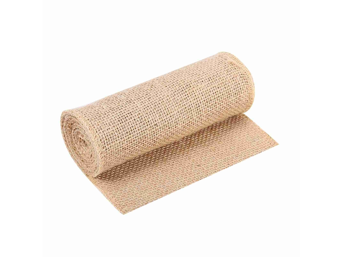 Servilleta De Mesa De Yute Natural De 15x200cm, Estilo Rústico Vintage Para Bodas Y Fiestas.