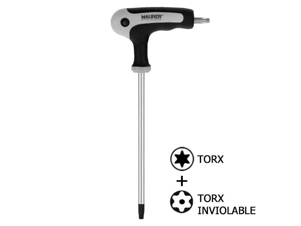 Llave torx maurer con mango t t27 inviolable