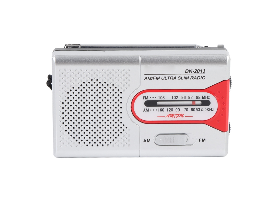 Radio Transistor De Bolsillo Portátil Am Fm Operado Por Baterías Con Altavoz