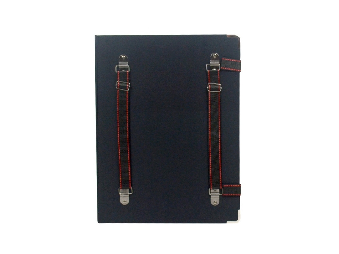 Mochila 4k con clip impermeable para cuaderno de bocetos (negra)