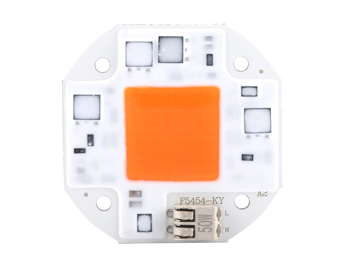Lámpara Led Cob De Espectro Completo Para Cultivo De Plantas, 100-260 V, 50 W, Con Chip De Iluminación Para Interiores, Jardines E Invernaderos.