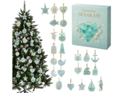 Calendario De Adviento De Navidad | Regalo Navideño De Acrílico 2d Para Fiestas