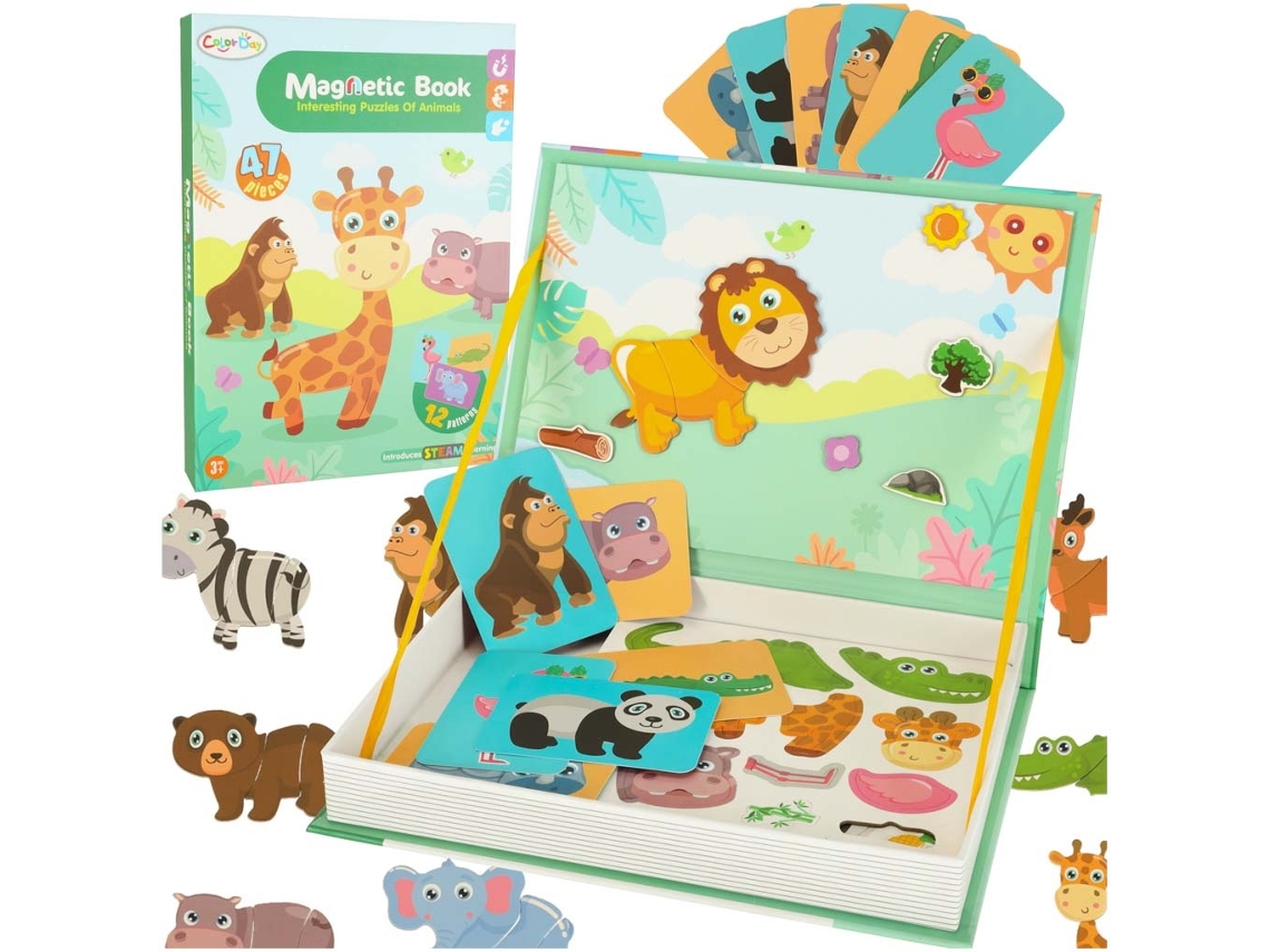 Rompecabezas Magnético Safari Animales 47el. Pricenet