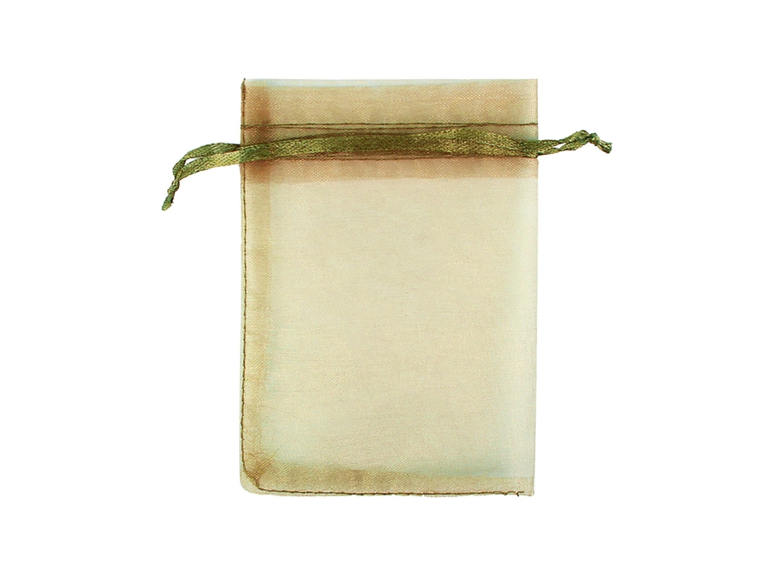 120 bolsas de organza dorada de 7x9 cm para regalos
