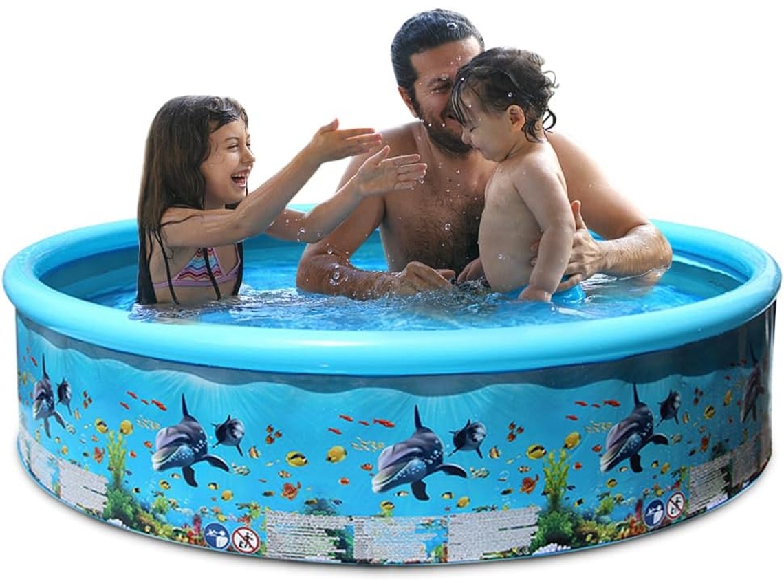 Piscina Inflable Portátil Plegable, Familiar, Bebés Adultos.