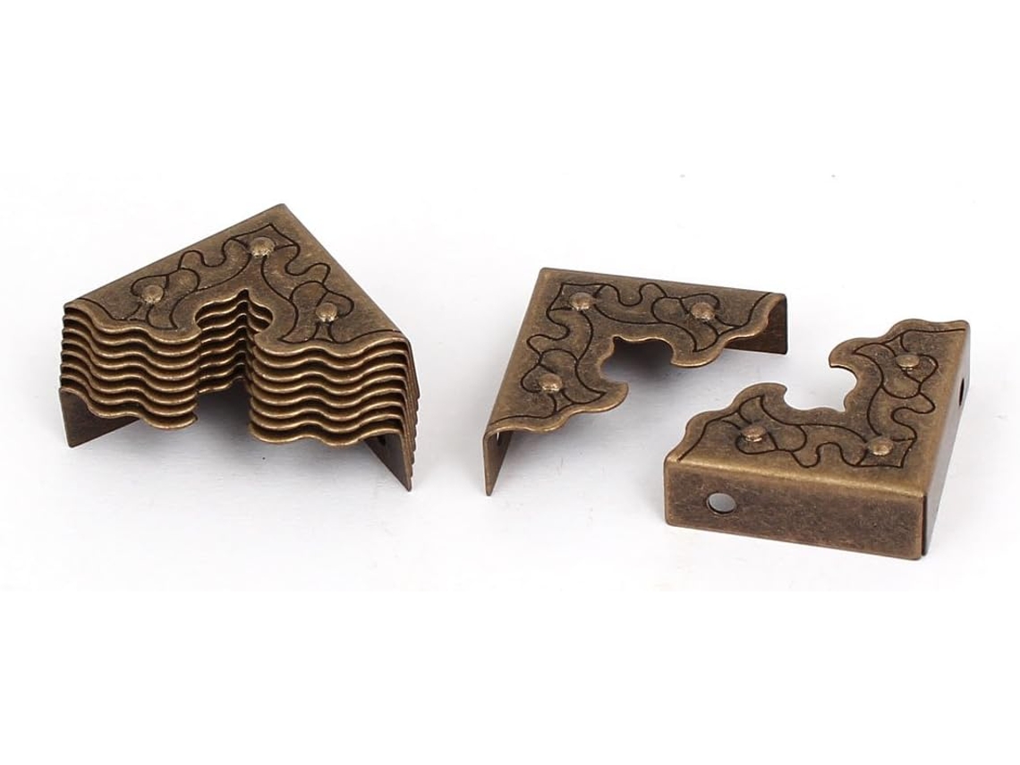 Protectores de esquinas con ángulos rectos para joyeros, 25x25x9 mm, 10 unidades CHABERLU