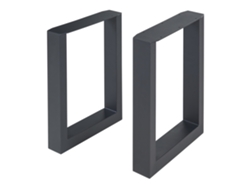 Set de 2 patas de mesa Makers 43x30 cm - Negro [EN.CASA]
