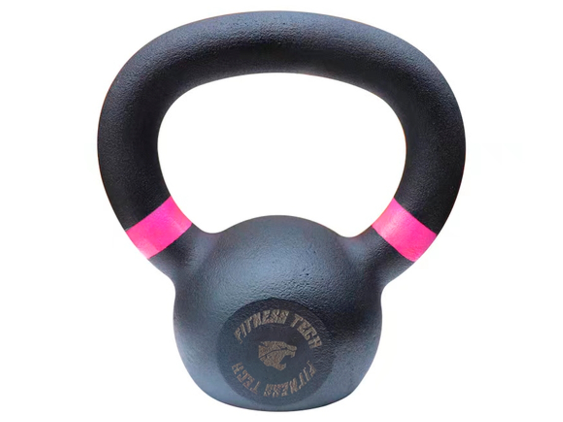 Kettlebell FITNESS TECH de Hierro Fundido (4 kg)