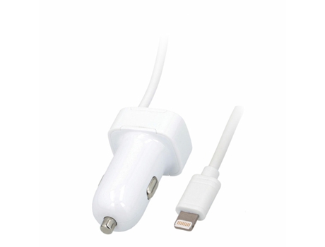 Cargador de Coche ALL RIDE 2,1 A iPhone 1,2 m
