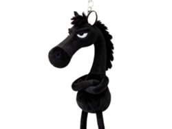 Colgante de peluche con forma de bolsa de caballo del Año del Caballo Negro, muy chulo, estilo similar, marca de muñeca no disponible