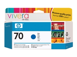 Cartucho de Tinta Original HP 70 de 130 ml C9458A Azul  para DesignJet Z3100, Z3100 GP, Z3100ps GP, Z3200, Z3200ps