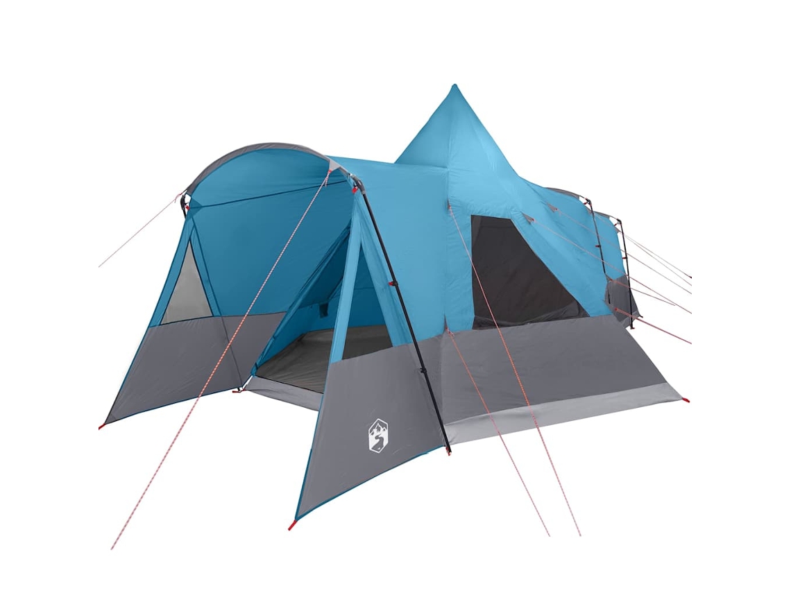 Tienda De Campaña Tipo Teepee Para 8 Personas Con Techo Azul