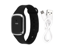 Pulsera Repelente De Mosquitos Ultrasónica Recargable Por Usb Con Pantalla De Tiempo