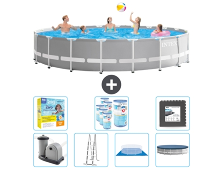 Piscina Tubular INTEX 26756GN-CB49 (32695 L - 610x132cm)