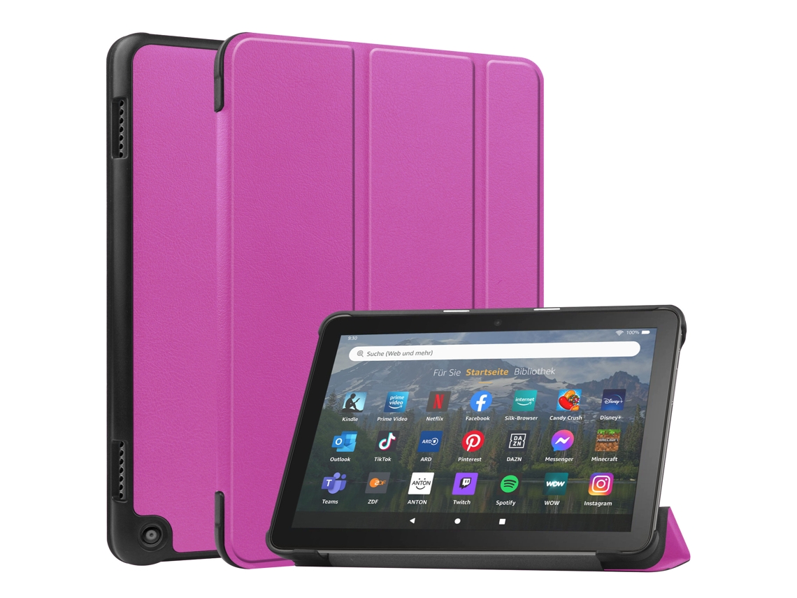 Capa Para Amazon Fire Hd 8/fire Hd 8 Plus 2020 Roxo