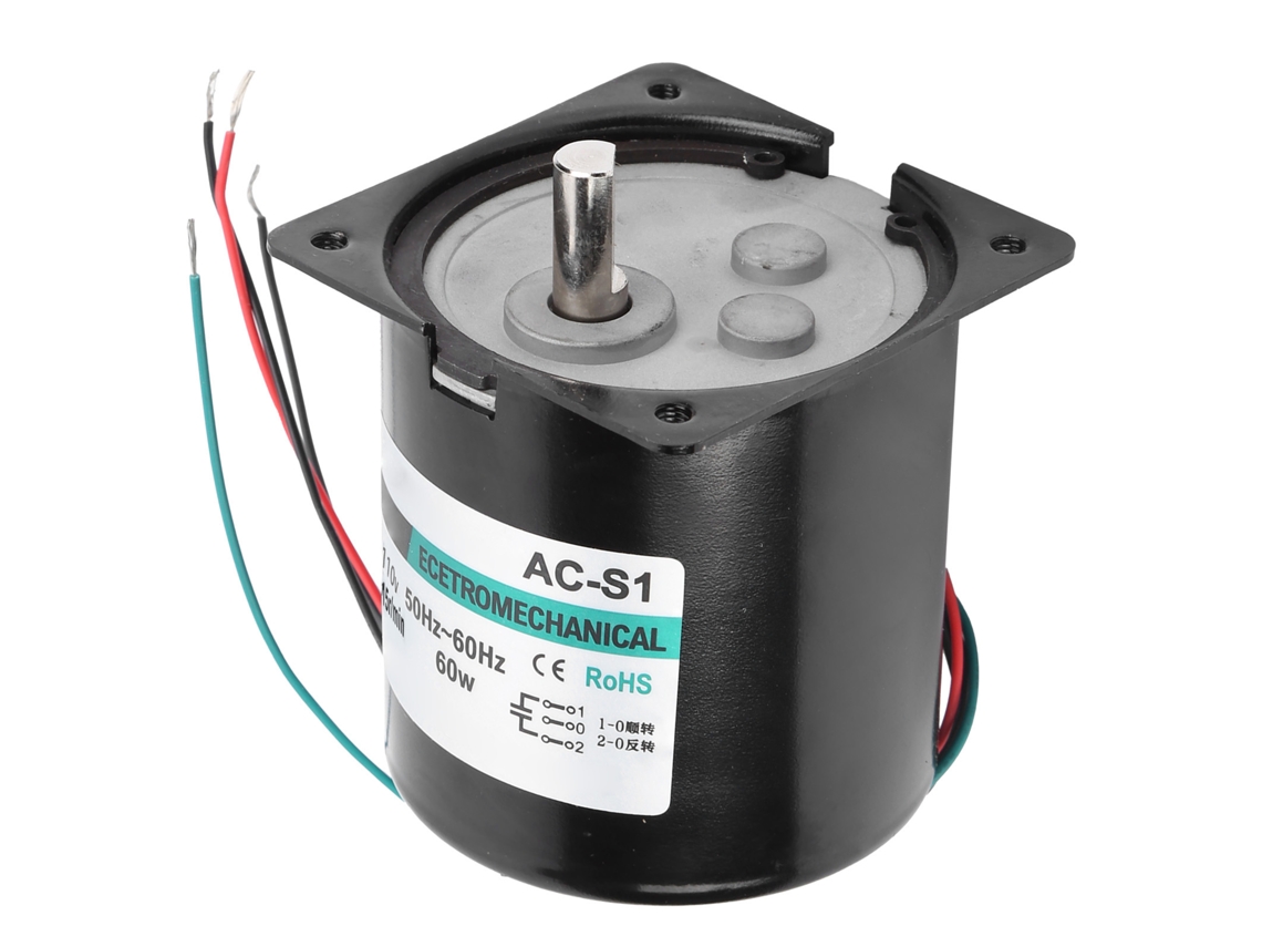 Motor Sincrónico Ac 60w Imán Permanente Gran Torsión 15rpm Xd80ktyz Para Cnc 110v Cw/ccw